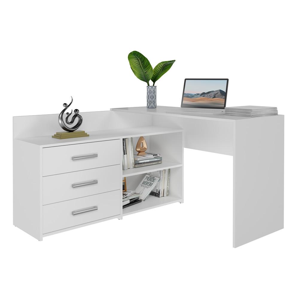 SCHREIBTISCH Weiß 120/76/50 - Weiß, Holzwerkstoff (90/50/76cm) - RAUMHIRSCH FURNITURE