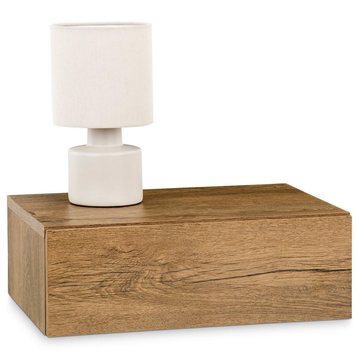 HÄNGENDER NACHTTISCH ANNE - Eichefarben, Holzwerkstoff (42/14/30cm) - CARO-Möbel
