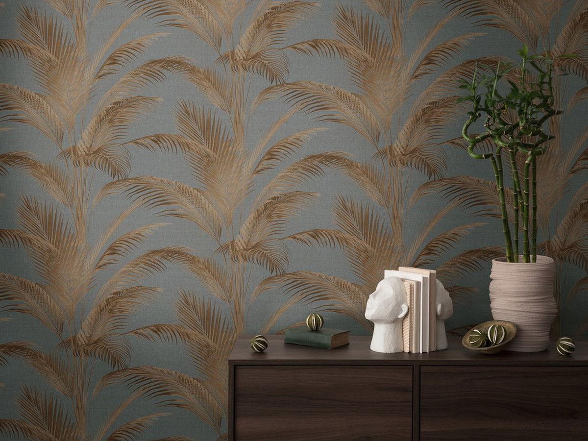 VLIESTAPETE Braun 53/1005 cm - Braun, Textil (53/1cm) - KUNSTLOFT