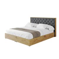 POLSTERBETT mit Bettkasten und Lattenrost, Bett mit Matratze H3/H4 - ENZO3 180x200 Dunkelgrau - Anthrazit, Holzwerkstoff/Textil (180/200cm) - ALTDECOR