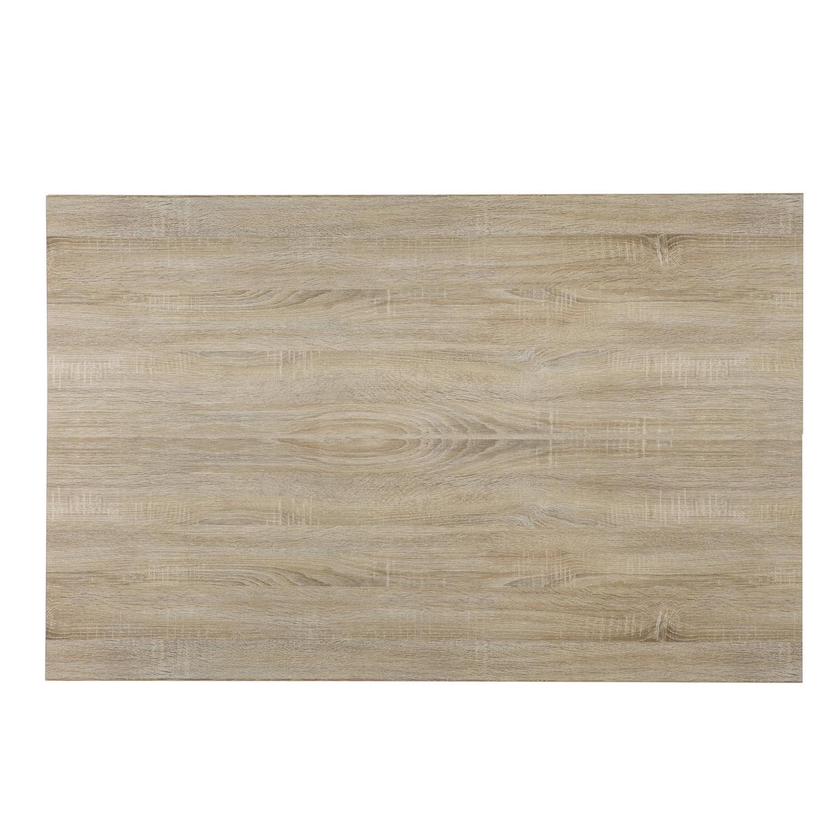 ESSTISCH Nora - Eichefarben, Holzwerkstoff (90/140/77cm) - [en.casa]