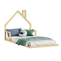 BODENBETT ELOA 90x200 cm natur - Naturfarben, Holz - IDIMEX