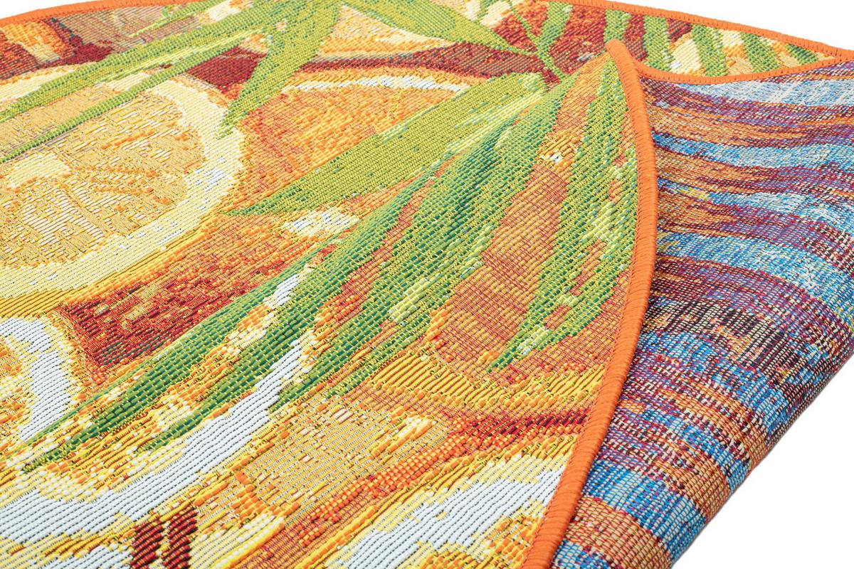 OUTDOORTEPPICH Rantum Beach 190x190 cm - Orange, Textil (190/190cm) - Sansibar SYLT