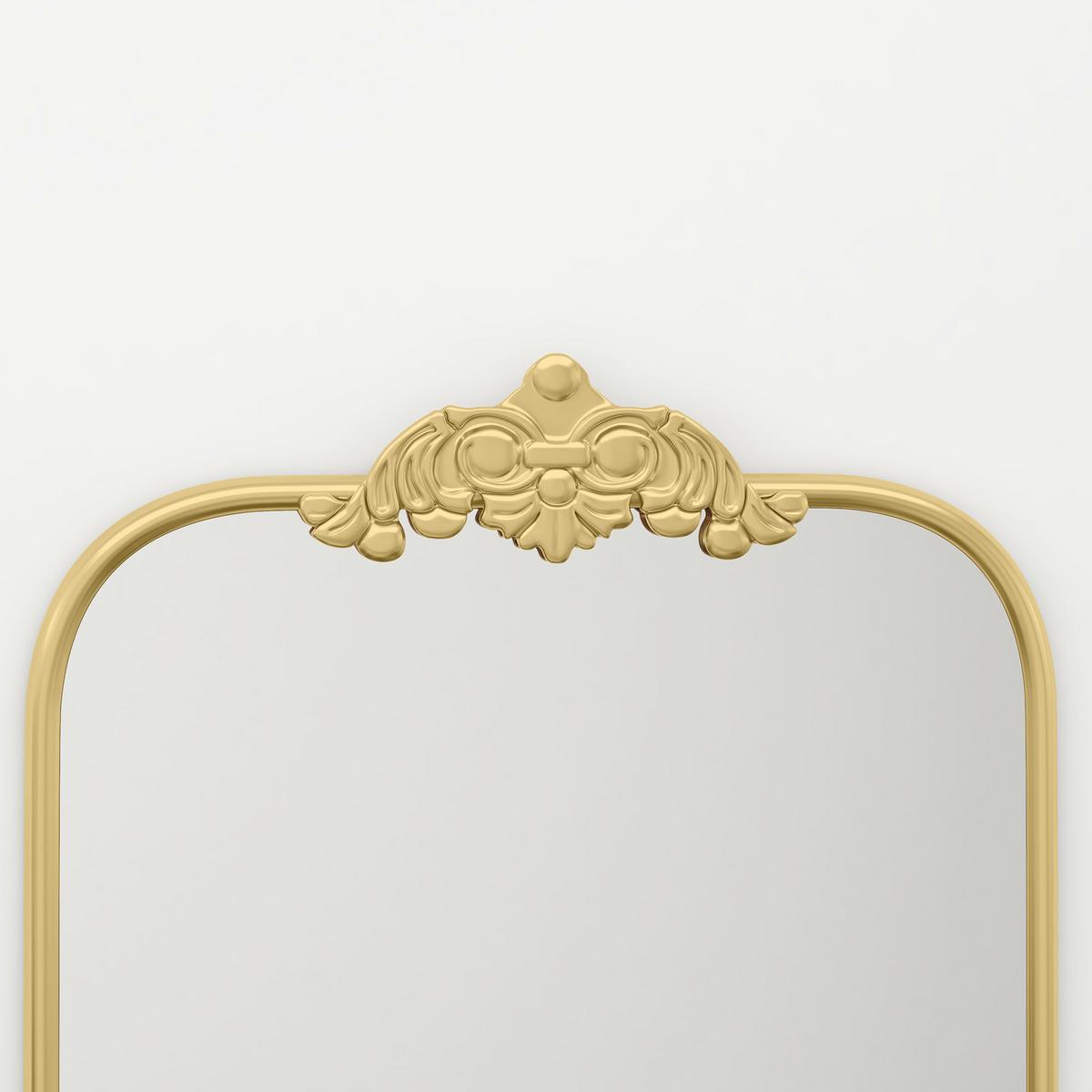 WANDSPIEGEL - Goldfarben, Glas/Metall (3/87/60cm) - HOMCOM