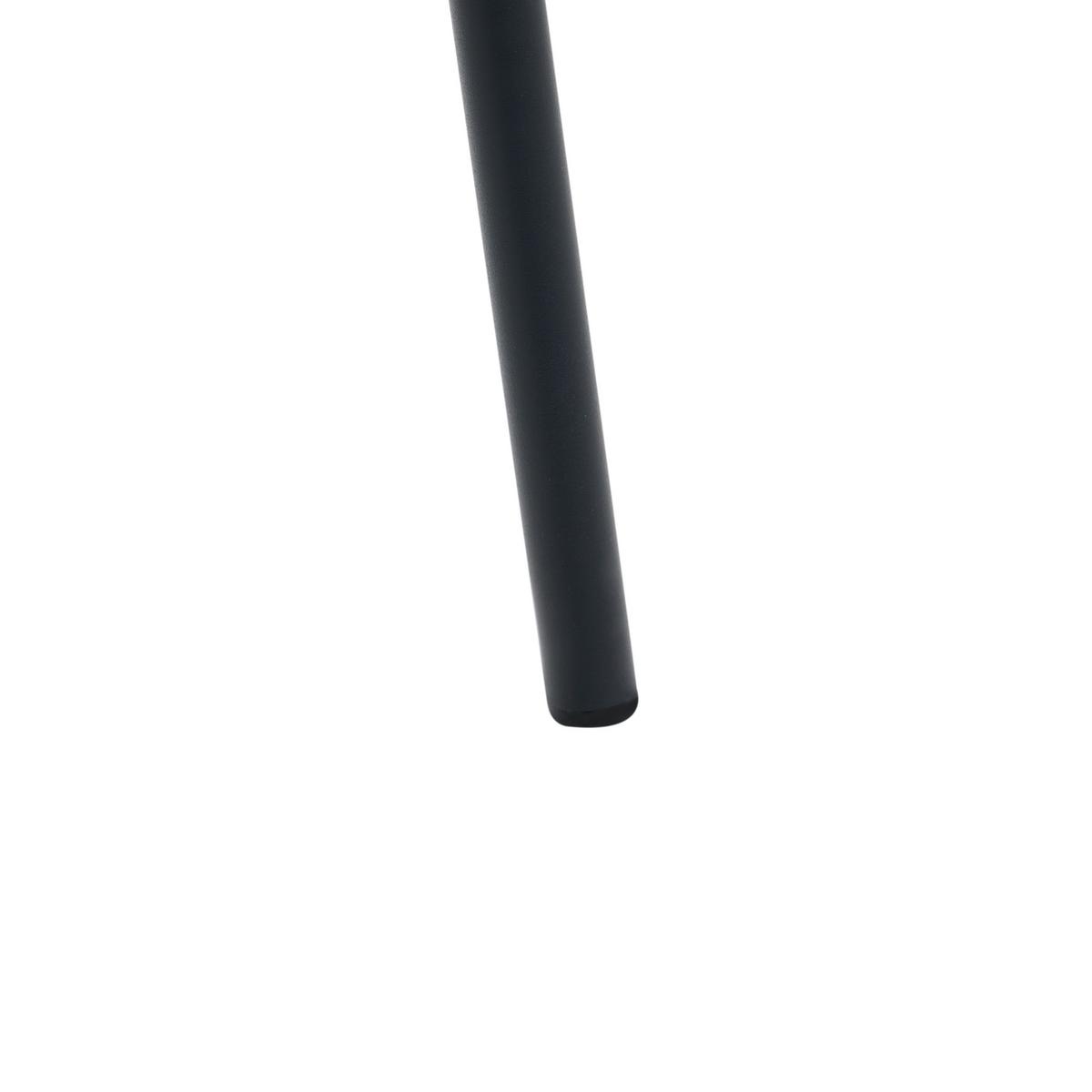 ESSZIMMERSTUHL 2er-Set Schwarz Pitsburg - Schwarz, Kunststoff (49/84/52cm) - Beliani