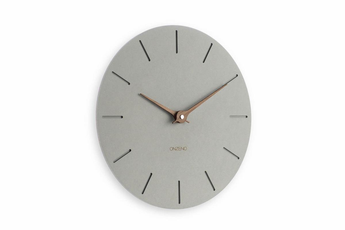 WANDUHR Design Grau 29/29 cm - Grau, Holzwerkstoff (0.4/29/1cm) - ONZENO