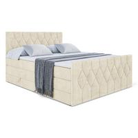 BOXSPRINGBETT VELANTO-Z KING - 180 x 200 - H3/H4 - Beige - Beige, Holzwerkstoff (180/200cm) - ALTDECOR