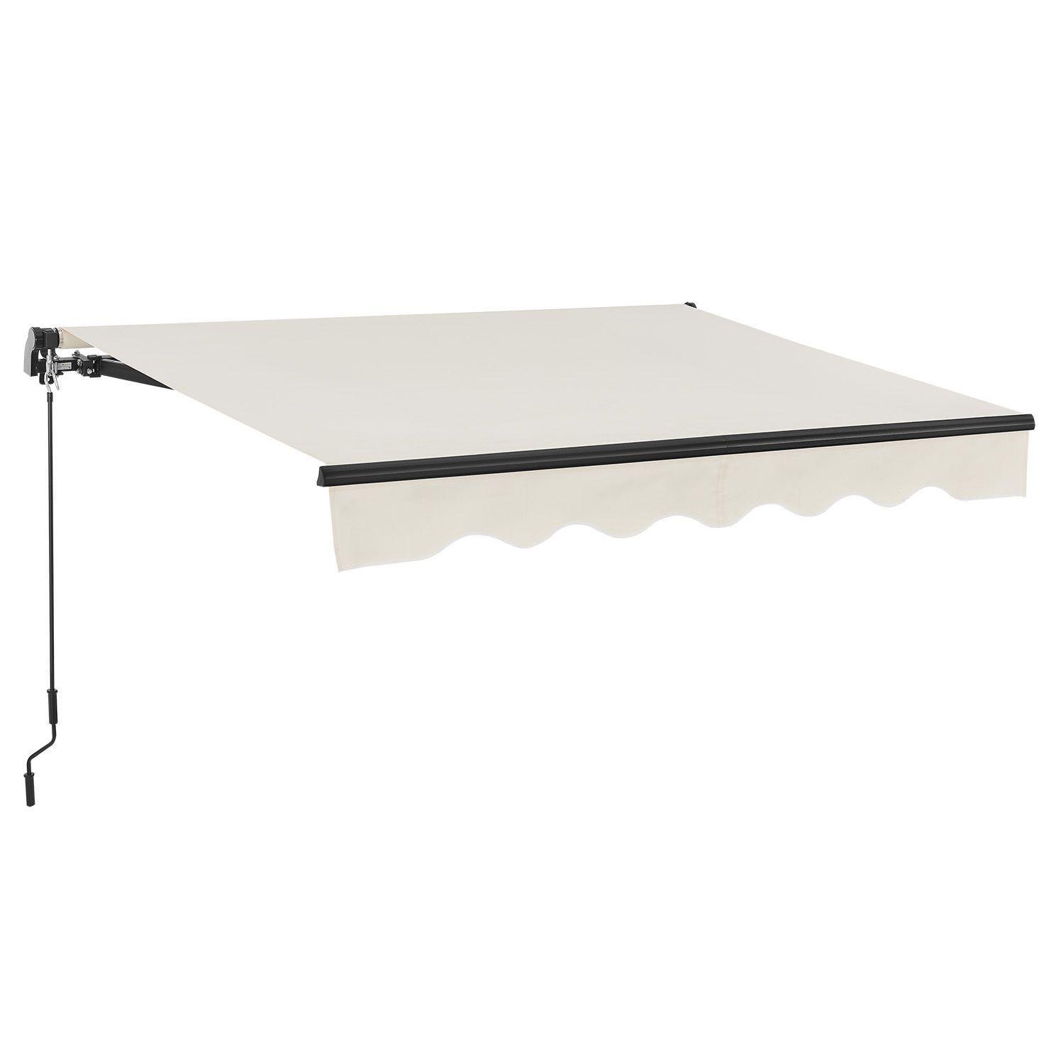 GELENKARMMARKISE beige 250x200 cm - Beige, Textil (250/250/200cm) - Juskys