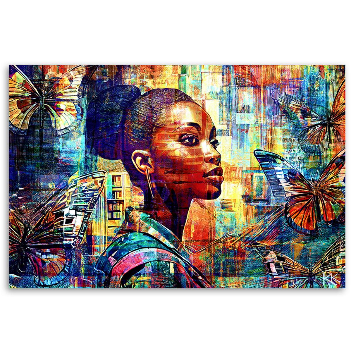 KUNSTDRUCK Lila 120/80 cm - Lila, Textil (120/80cm) - KUNSTLOFT