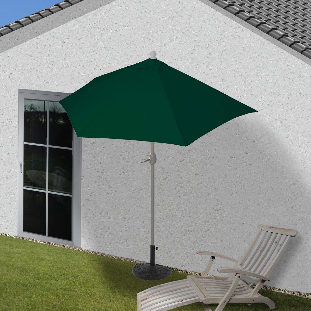 SONNENSCHIRM I Grün - Grün, Textil (260/135cm) - MCW