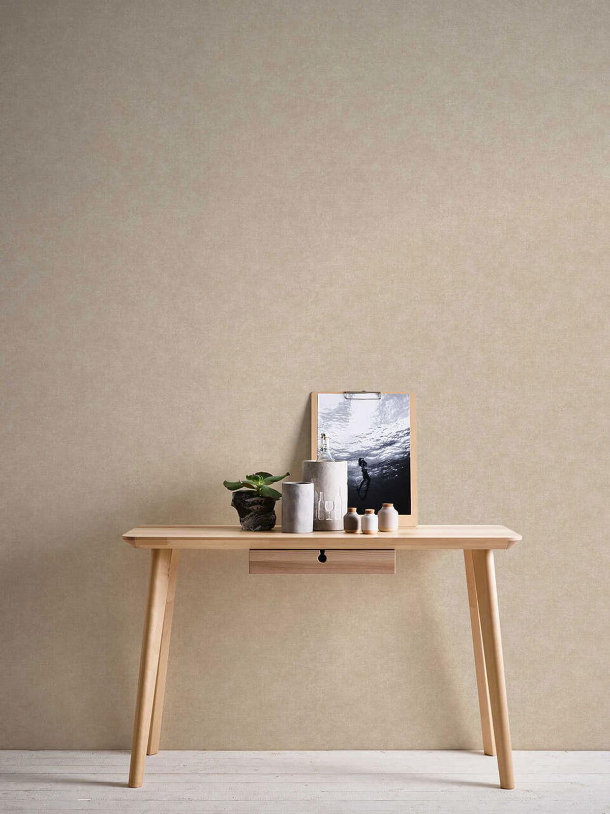 VLIESTAPETE Braun 53/1005 cm - Braun, Kunststoff/Textil (53/1cm) - KUNSTLOFT