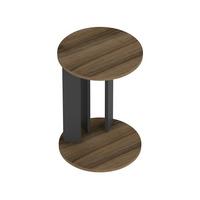 BEISTELLTISCH Frederiksberg - Walnussfarben, Holzwerkstoff (34/34/64cm) - [en.casa]
