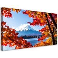 LEINWANDBILD Landschaften 80x40cm - Multicolor, Textil (80/40cm) - Feeby