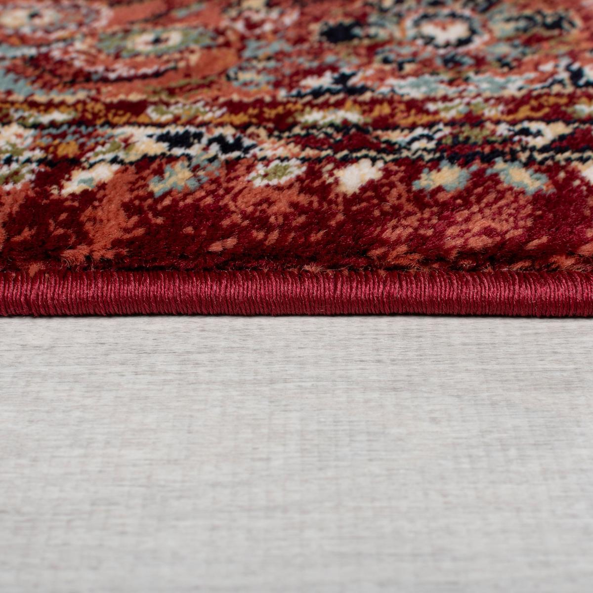 TEPPICH Hochflor GLAZERT in Rot, im Berber-Stil, aus Polypropylen, 66 x 300 cm - Rot, Textil (300/66cm) - KADIMA DESIGN