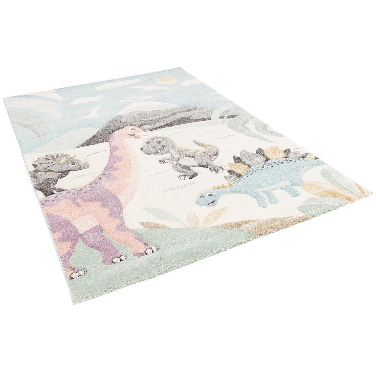KINDER TEPPICH MAUI KIDS DINOWELT - Multicolor, Textil (200/290cm) - Pergamon