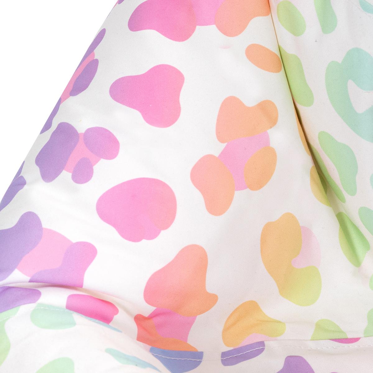 KINDERSITZSACK Kingston Leopard - Perlmutt/Multicolor, Textil (80/45/80cm) - icon