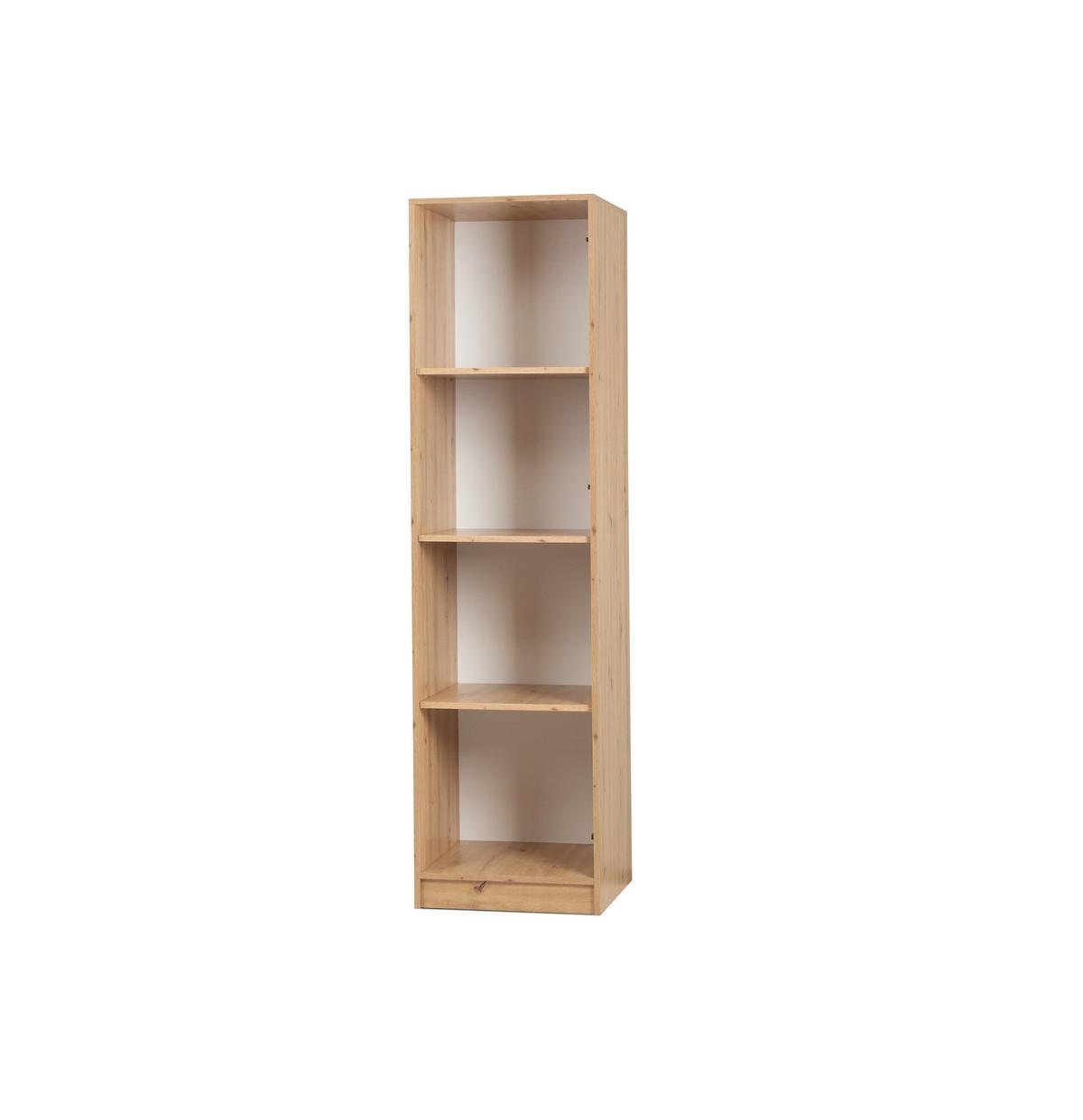 DREHTÜRENSCHRANK VANO 50/190/56cm 1-türig Eiche Artisan - Eiche Artisan, Holzwerkstoff (50/190/56cm) - MASSENO