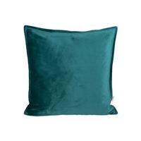 KISSENHÜLLE Samt&Sonders petrol 50/50 cm - Petrol, Textil (50/50cm) - beties Heimtextil
