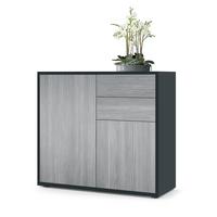 KOMMODE Ben Front in Avola-Anthrazit - Anthrazit, Holzwerkstoff (79/74/36cm) - Vladon
