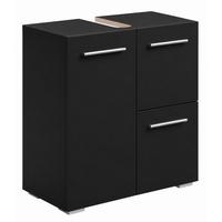 WASCHBECKENUNTERSCHRANK Mars Schwarz - 60 x 30 x 60 cm - Schwarz, Holz (60/60/30cm) - Badplaats