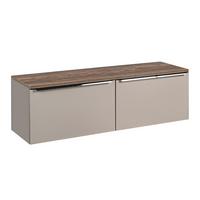 WASCHTISCHUNTERSCHRANK 160cm Éros Taupe - Taupe, Holzwerkstoff (160/48/46cm) - Petits-meubles