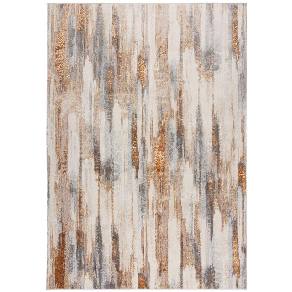 TEPPICH ZENNOR, abstrakt, Gold, 120 x 170 cm - Goldfarben, Textil (170/120cm) - KADIMA DESIGN