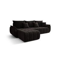 ECKSOFA Louise - Dunkelgrau, Holzwerkstoff/Textil (185/280cm) - Fun Möbel