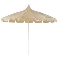 SONNENSCHIRM Beige Minoa - Beige, Textil (245/245cm) - Beliani