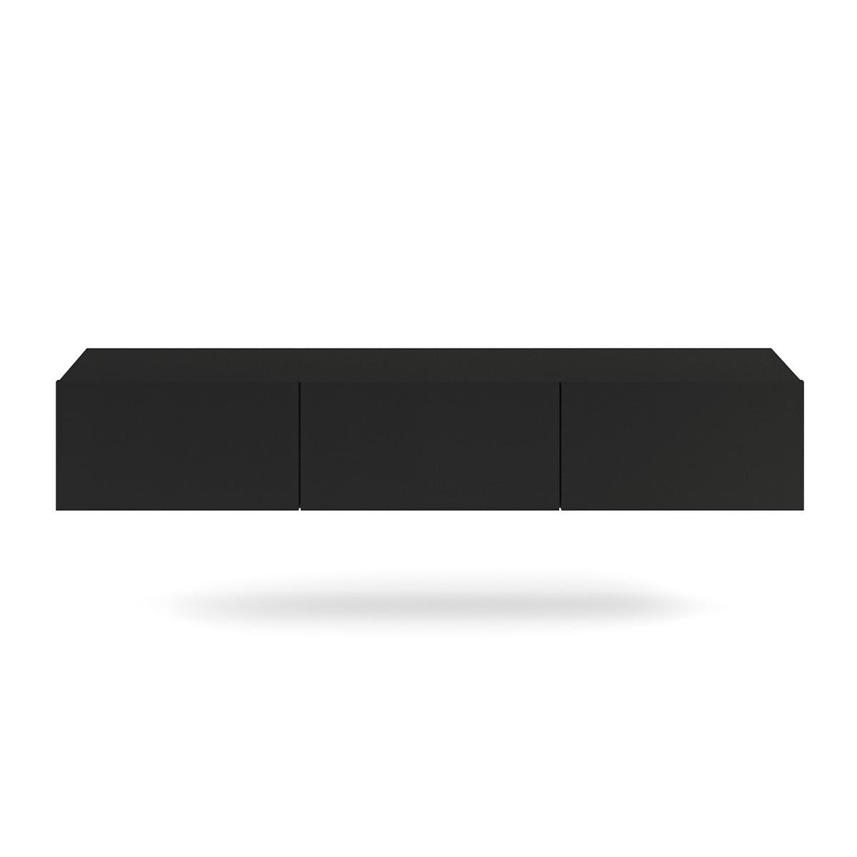 TV-MÖBEL Idao Schwarz - Schwarz, Holzwerkstoff (180/35/29cm) - Petits-meubles