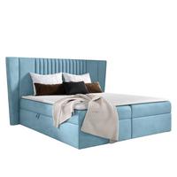 BOXBETT Spark - H3 - Hellblau, Holz (120/200cm) - MIRJAN24