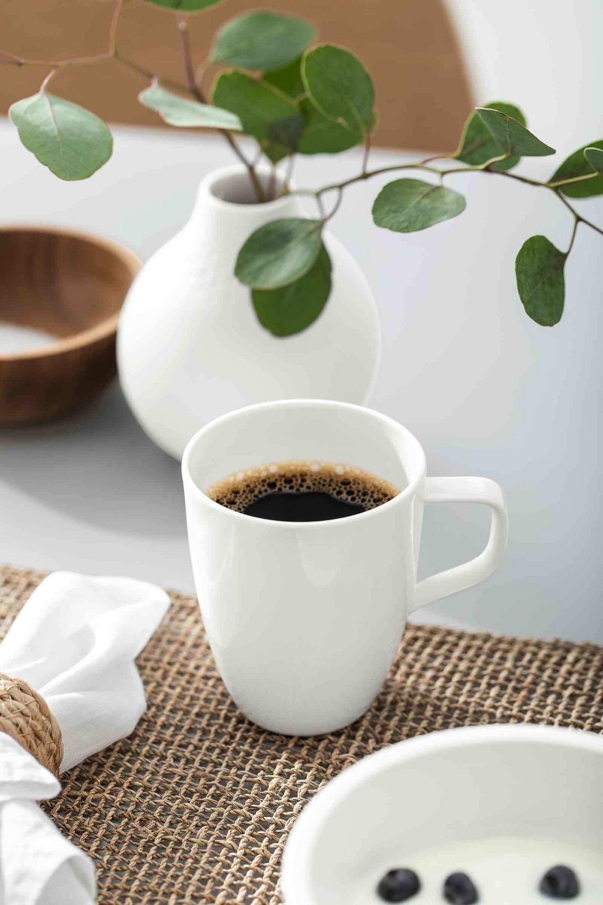 KAFFEEBECHER Artesano Original weiß 380 ml 6er Set - Weiß, Keramik (0.38L) - Villeroy & Boch