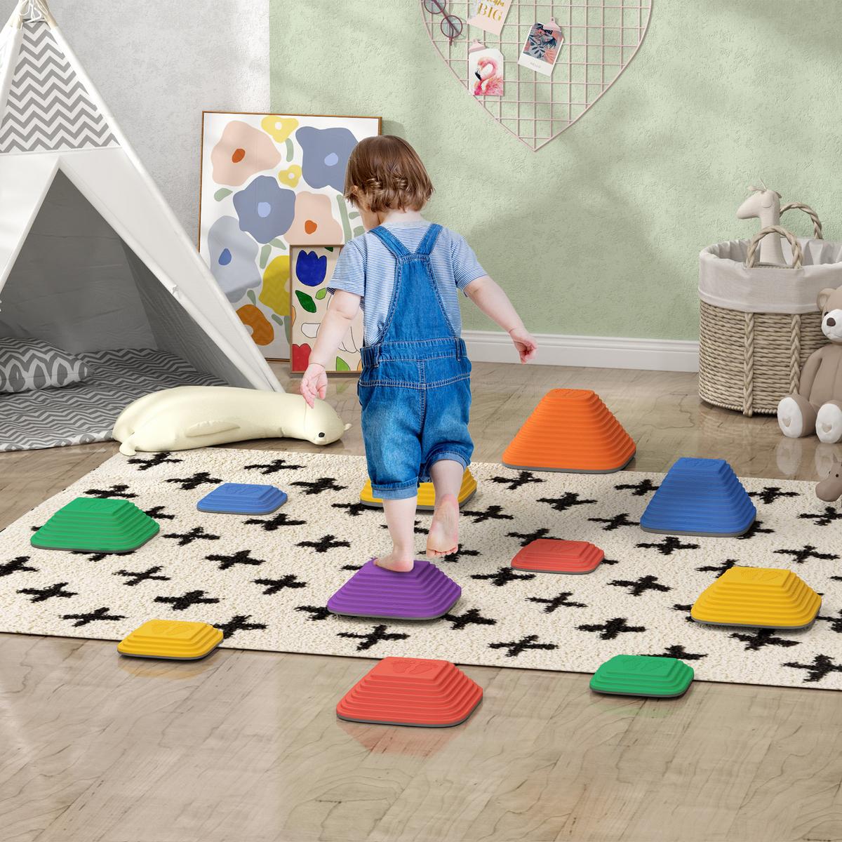 FLUSSSTEINE - Multicolor, Kunststoff (37/19/37cm) - AIYAPLAY