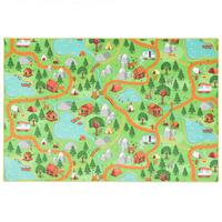 KINDER SPIEL TEPPICH CAMPINGPLATZ - Multicolor, Textil (200/200cm) - Snapstyle