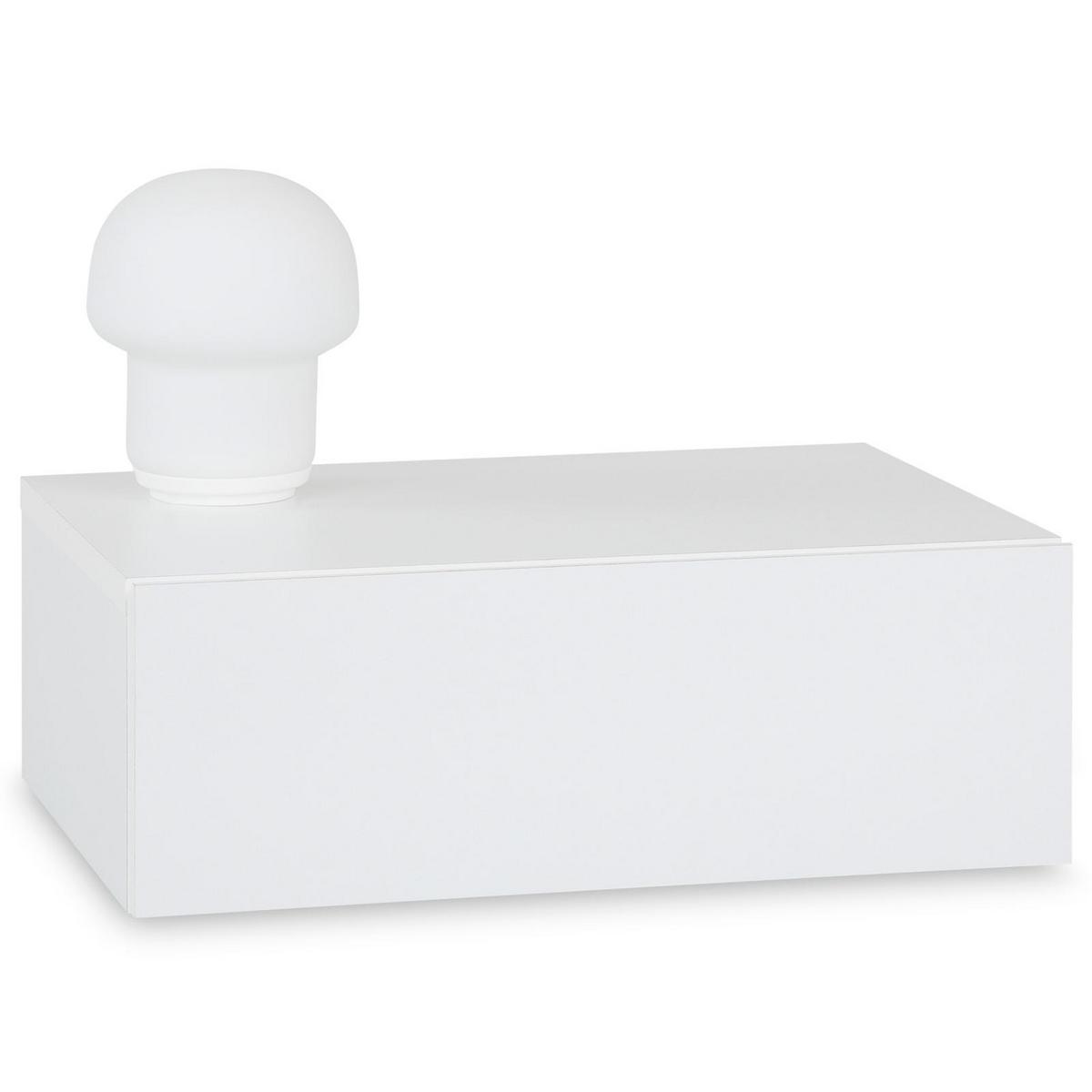 HÄNGENDER NACHTTISCH ANNE - Weiß, Holzwerkstoff (42/14/30cm) - CARO-Möbel