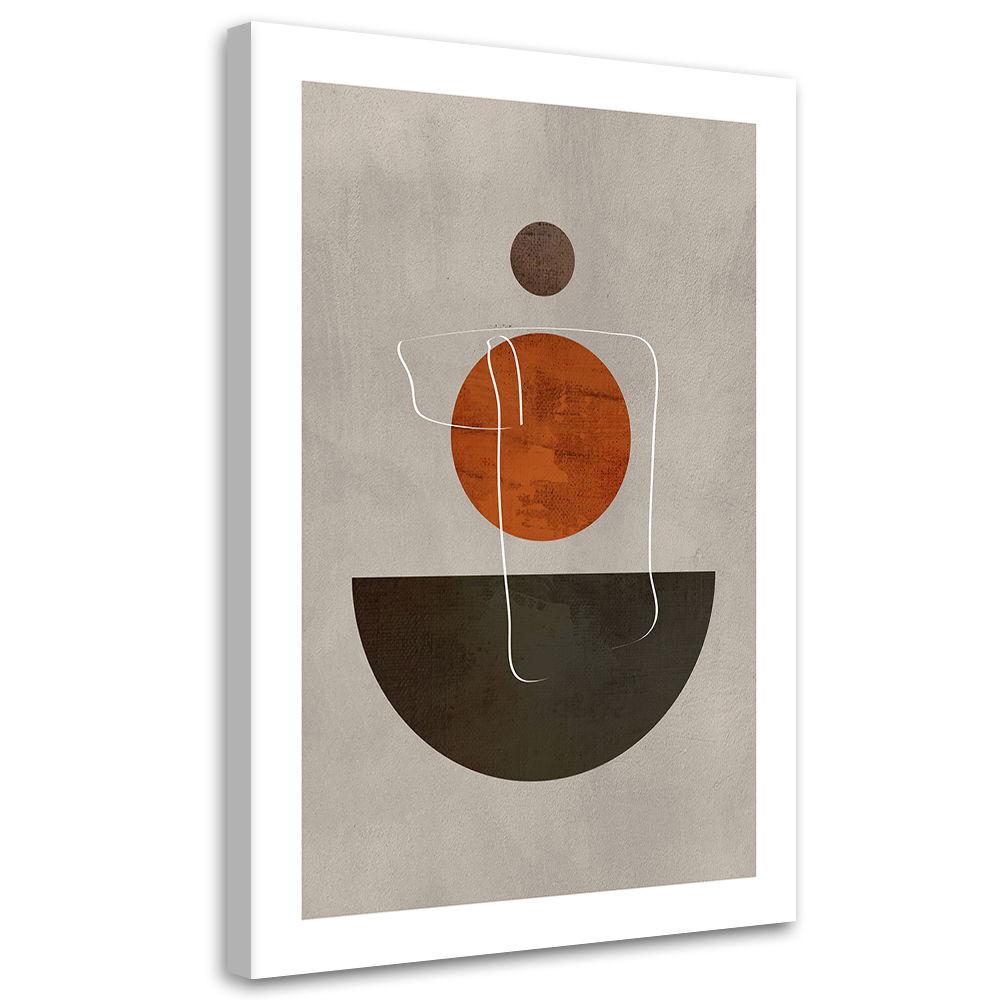 KUNSTDRUCK Orange 80/120 cm - Orange, Textil (80/120cm) - KUNSTLOFT