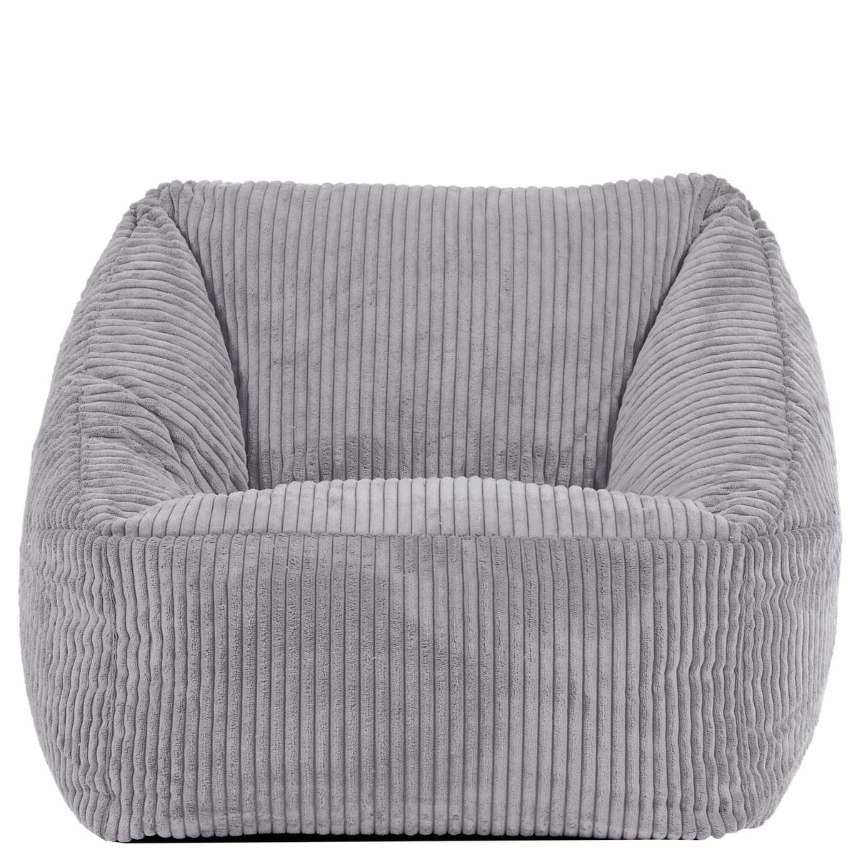 SITZSACK Flauschig für Kinder - Grau, Textil (55/44/55cm) - icon