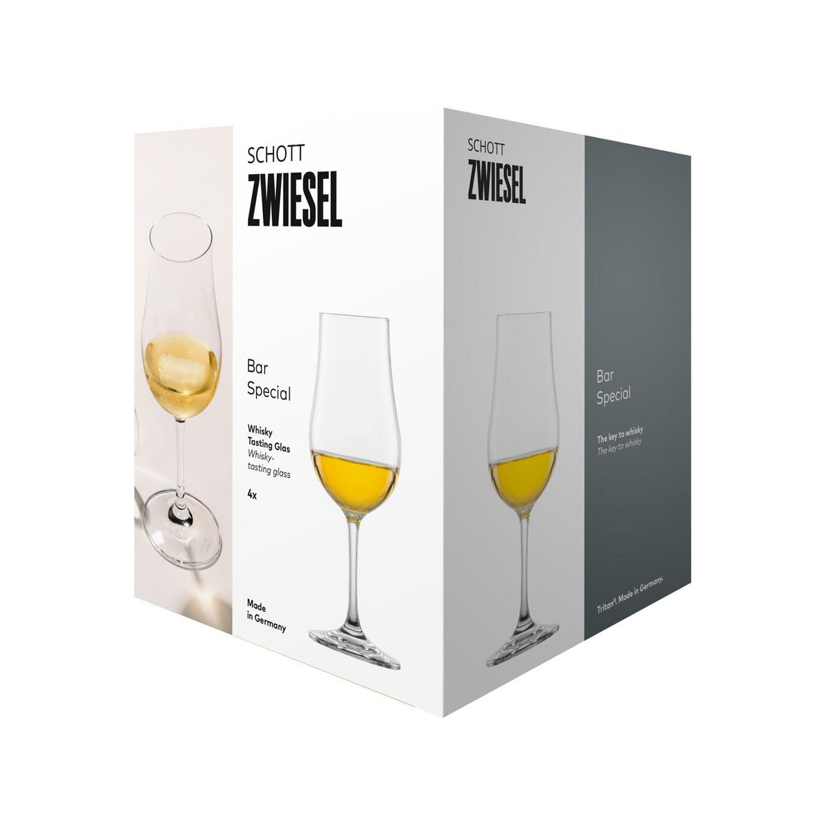 WHISKY NOSING GLÄSER Bar Special transparent 218 ml 4er Set - Transparent, Glas (0.218L) - Schott Zwiesel