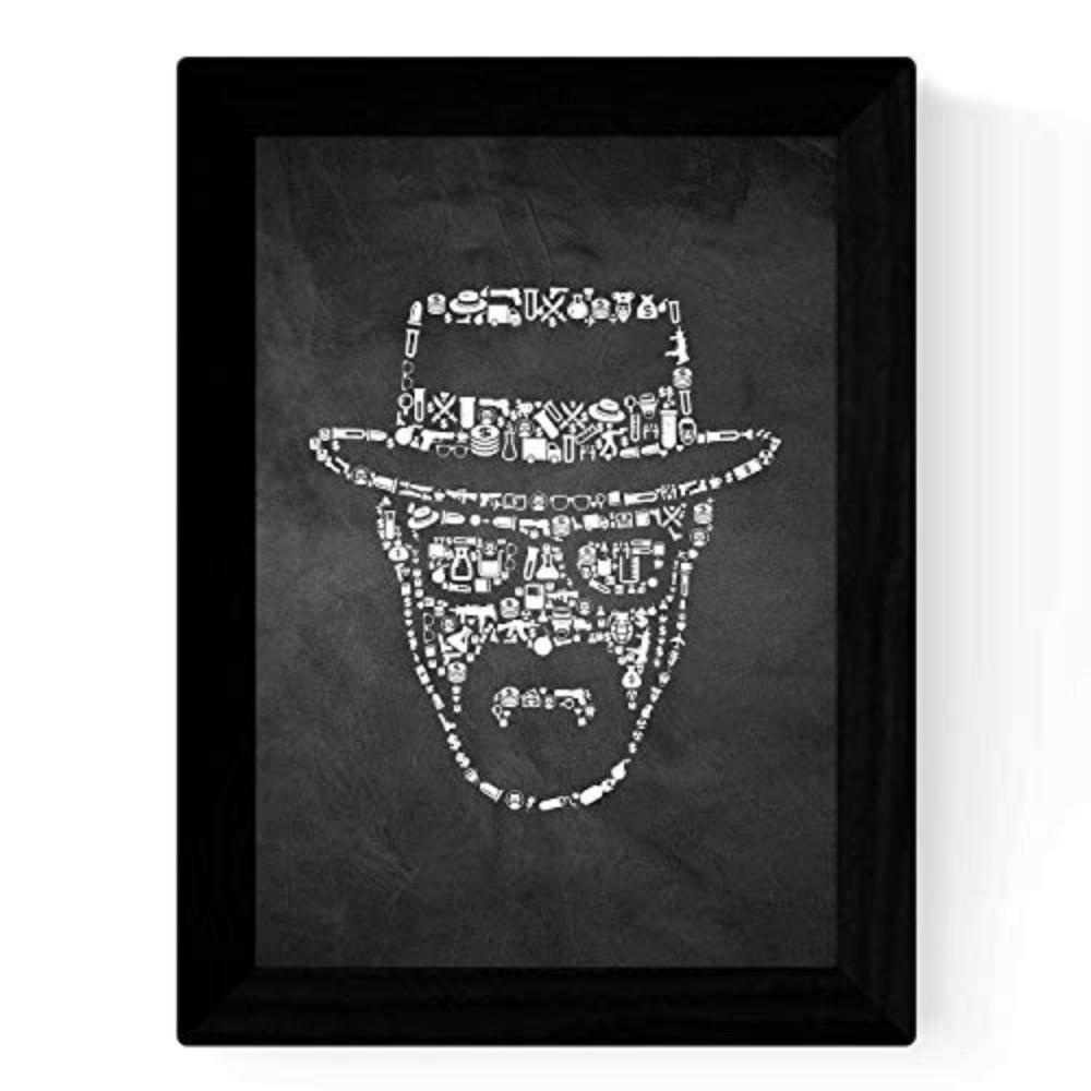 POSTER Schwarz-Weiß – Breaking Bad A3 Rahmenlos - Klar, Papier (29.7/5/42cm) - Nacnic