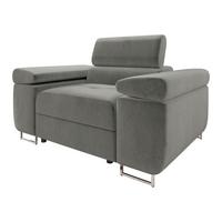 SESSEL Torezio - Grau, Holz/Textil (134/90/102cm) - MIRJAN24