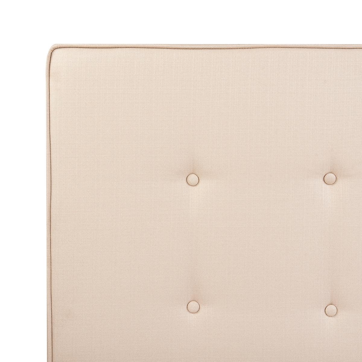 POLSTERBETT 140/200cm Beige Ambassador - Beige, Textil (140/200cm) - Beliani