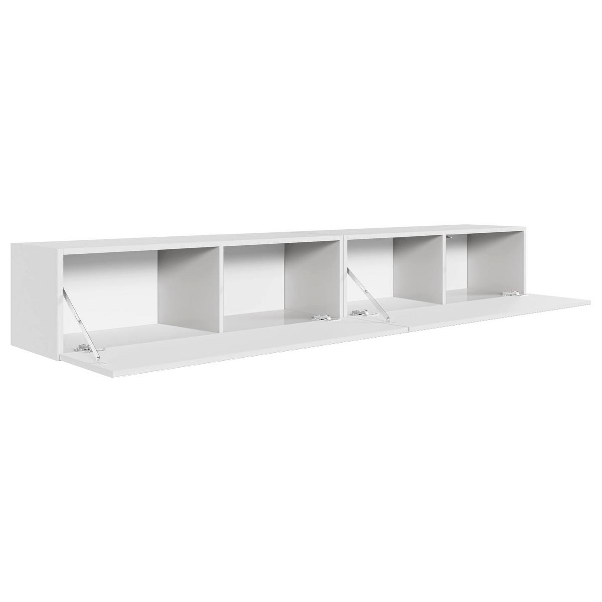 TV-LOWBOARD Veldio hängend Weiß 200 cm - Weiß, Holzwerkstoff (201.6/28.5/31.6cm) - Selsey