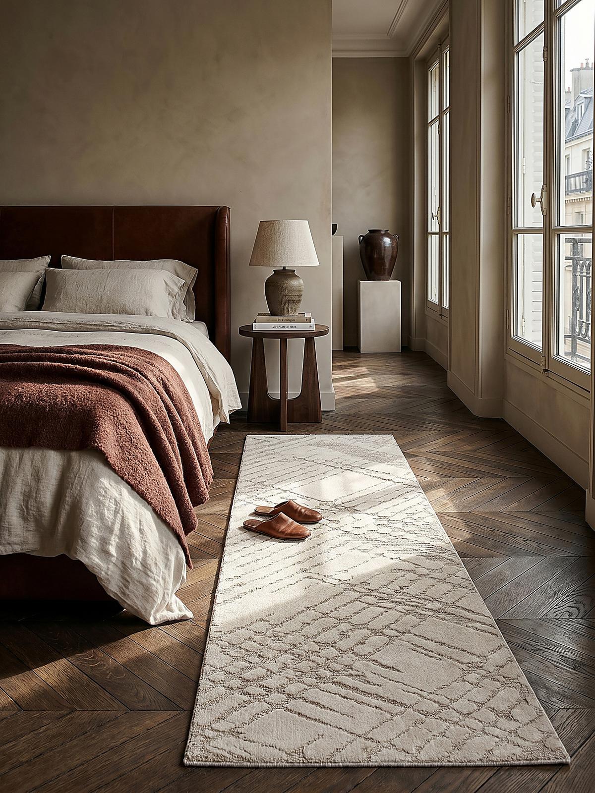 TEPPICH ARLEN, abstrakt, Creme, 80 x 300 cm - Beige, Textil (300/80cm) - KADIMA DESIGN