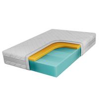 VISCOMATRATZE MIRO - 120/200 - H2 - Sivo - Weiß, Textil (120/200cm) - MKS