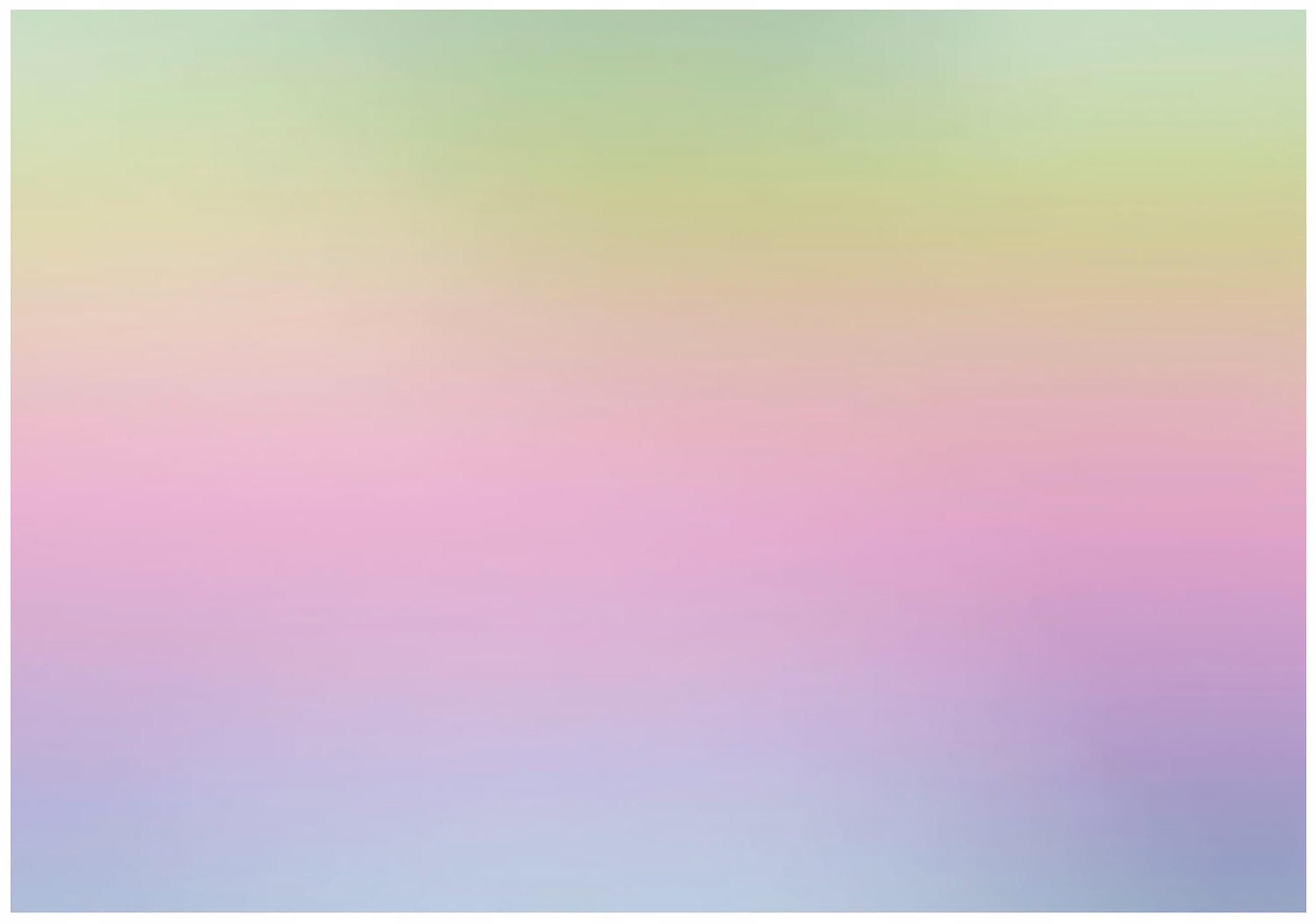 TAPETE Kinderzimmer Pastellfarbener Regenbogen 400x280 - Multicolor, Papier (400/280cm) - Wallarena