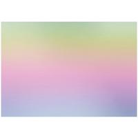 TAPETE Kinderzimmer Pastellfarbener Regenbogen 300x210 - Multicolor, Papier (300/210cm) - Wallarena