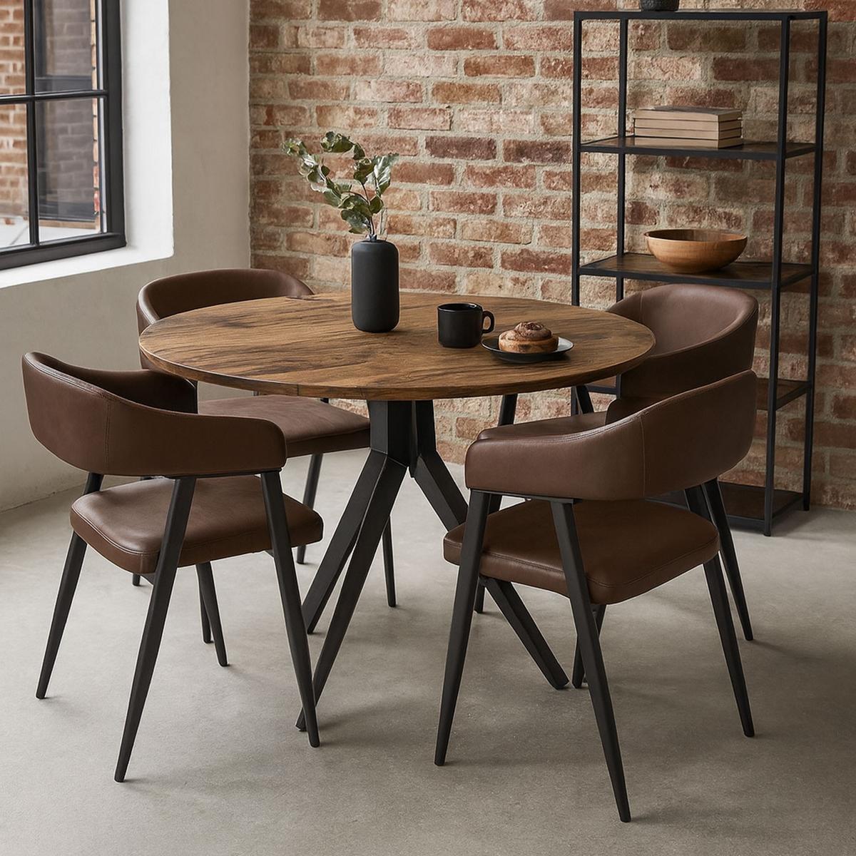 ESSZIMMERSTUHL Rotbraun - Rotbraun/Rostfarben, Kunststoff (51/77/52cm) - MCW
