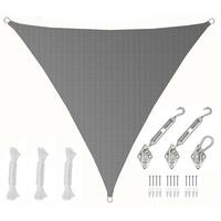 SONNENSEGEL Luftdurchlässig 300 cm Grau - Grau, Kunststoff (300/300cm) - Amanka