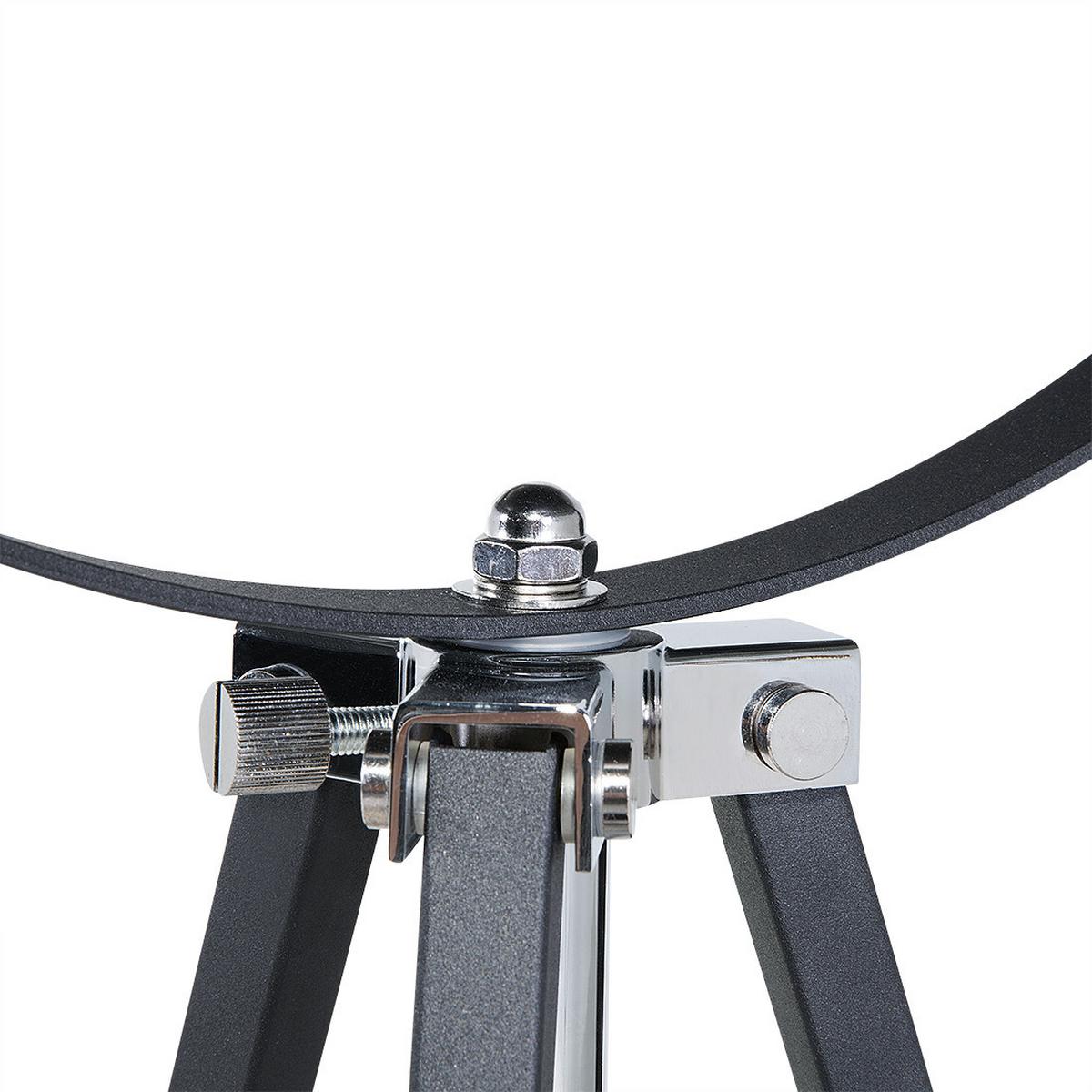 STEHLEUCHTE Thames 53/53/165 cm - Schwarz, Metall (53/53/165cm) - Beliani