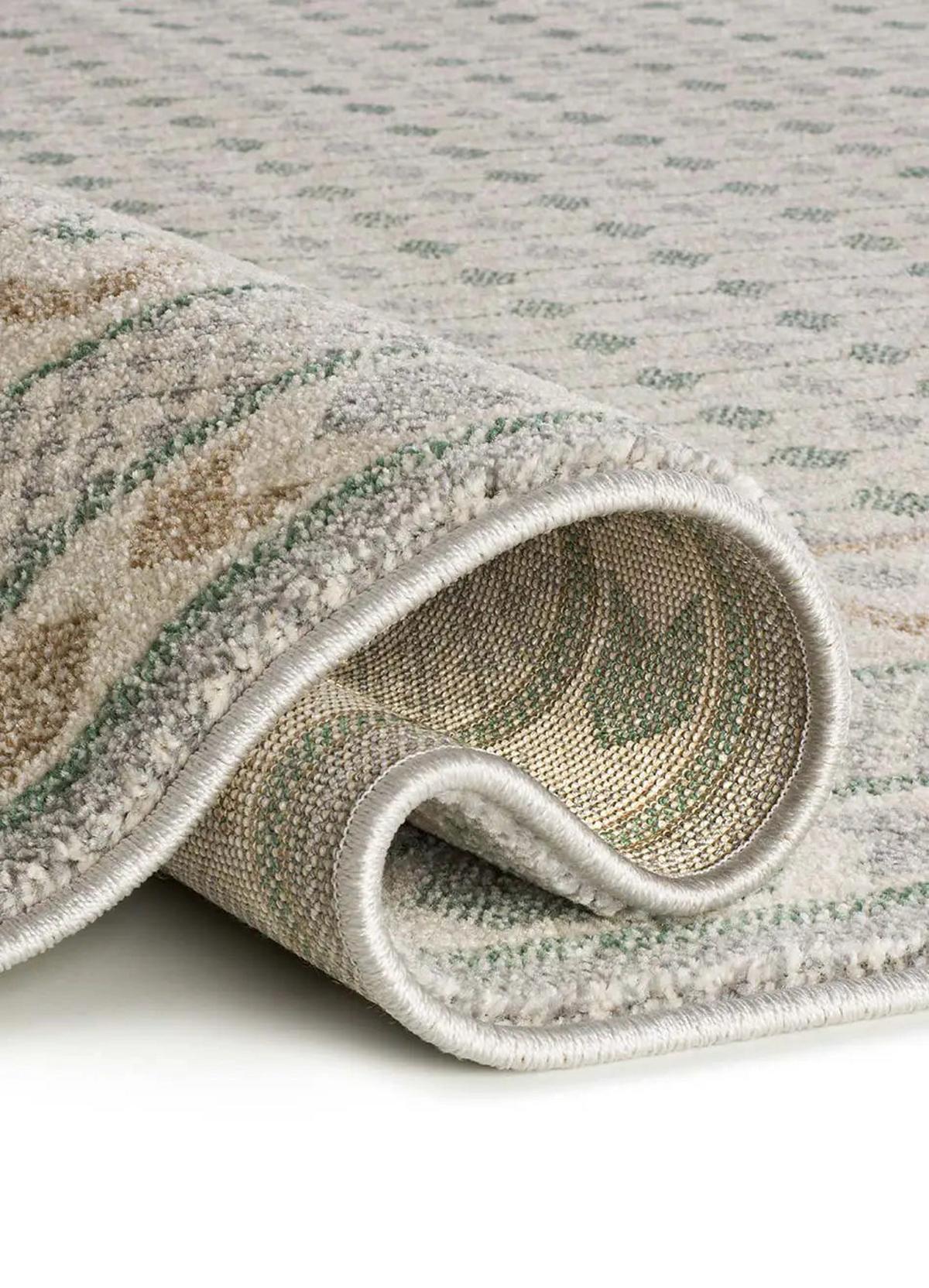 KURZFLORTEPPICH Grün / Beige Astra 200/290 cm - Beige/Grün, Textil (200/290cm) - Atticgo
