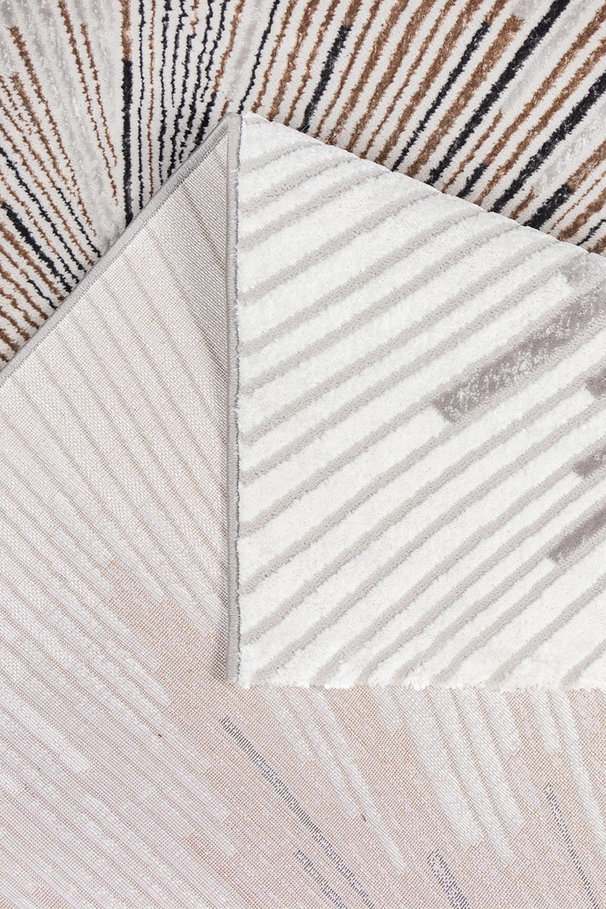 KURZFLORTEPPICH Abstrakt KAVALA Polyester Grau 120 x 170 cm - Grau, Textil (120/170cm) - KADIMA DESIGN